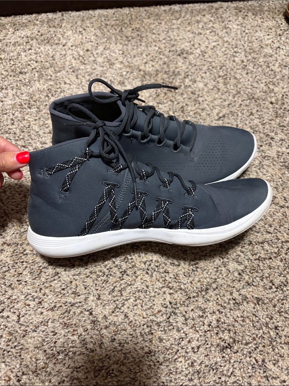 Under Armour Black High-Top Women's Sneakers